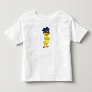 Duck as Police officer with Police cap Toddler T-Shirt