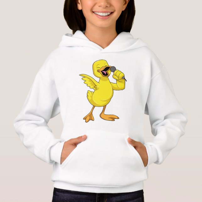 Duck as Singer with Microphone (Front)