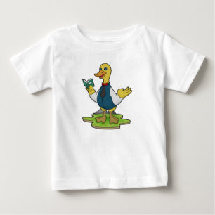 Duck as Teacher with Book Baby T-Shirt