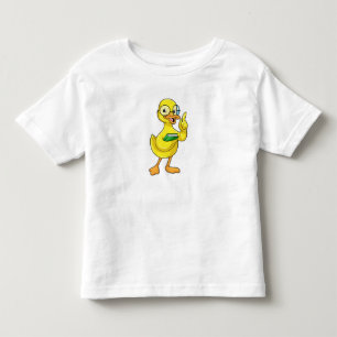 Duck as Teacher with Book & Glasses Toddler T-Shirt