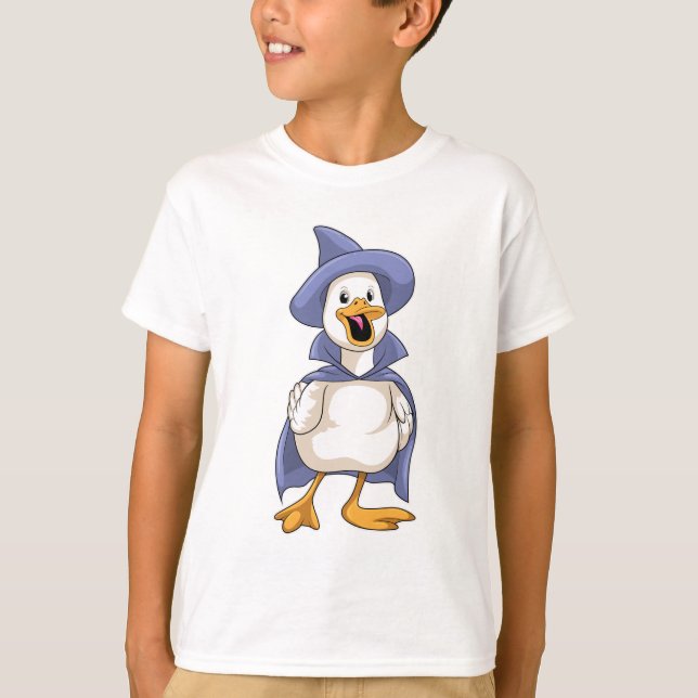 Duck as Witch with Hat T-Shirt (Front)