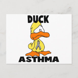 Duck Asthma Postcard