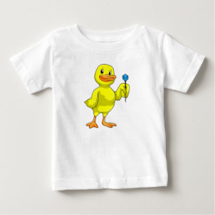 Duck at Darts with Dart Baby T-Shirt