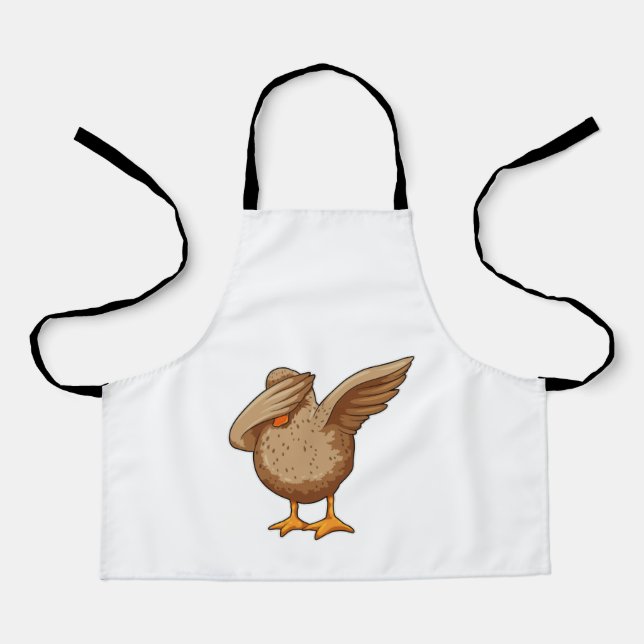 Duck at Hip Hop Dance Dab Apron (Front)
