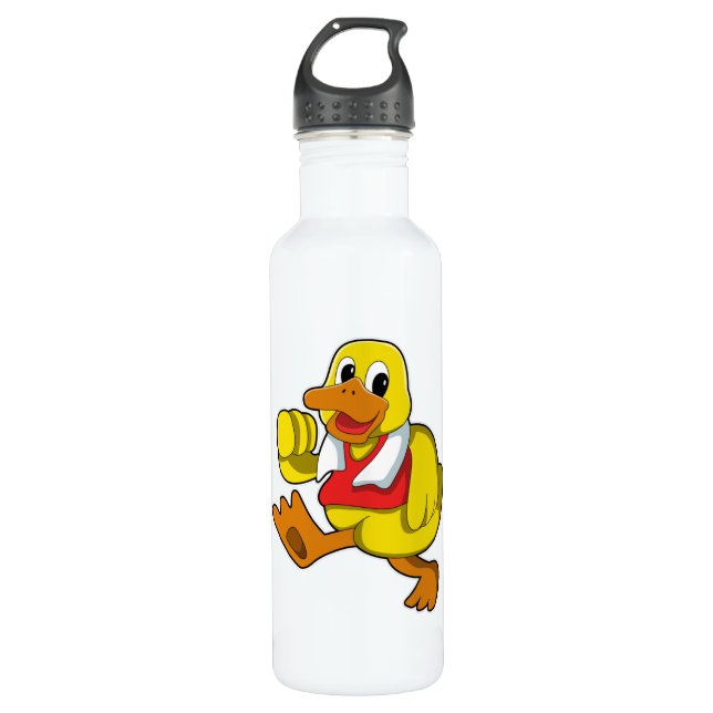 Duck at Running 710 Ml Water Bottle (Front)