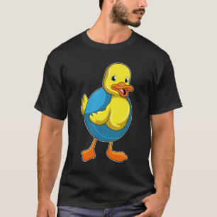 Duck at Swimming with Swim ring T-Shirt