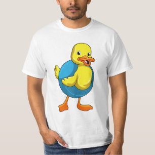 Duck at Swimming with Swim ring T-Shirt
