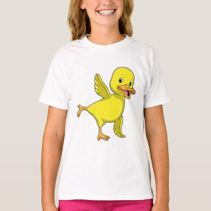 Duck at Yoga Stretching exercise T-Shirt
