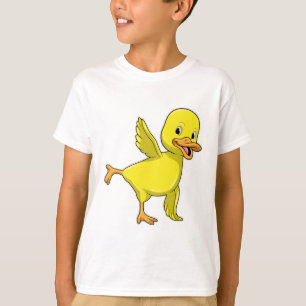 Duck at Yoga Stretching exercise T-Shirt