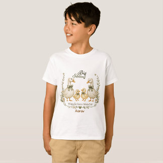 Duck Baby Shower  Family   Waggle Into Wonder T T-Shirt