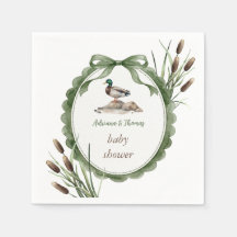 Duck Baby Shower Green