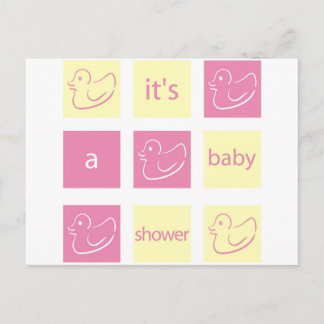Duck Baby Shower Invitation