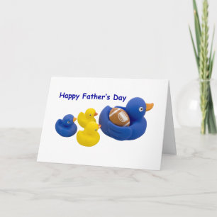 Duck ball on Father's Day Card