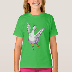 Duck Ballerina Ballet Dance T-Shirt