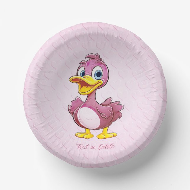 Duck Balloons Paper Bowl Paper Plate (Front)
