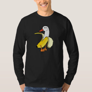 Duck Banana Farm Animal Funny Anthropomorphic Frui T-Shirt