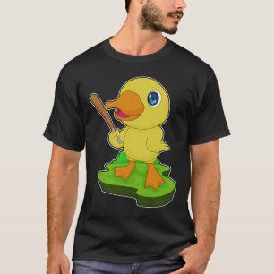 Duck Baseball Baseball bat Sports T-Shirt