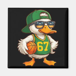 Duck Basketball 67 Gen Alpha Slang Srts Men Boys K Magnet