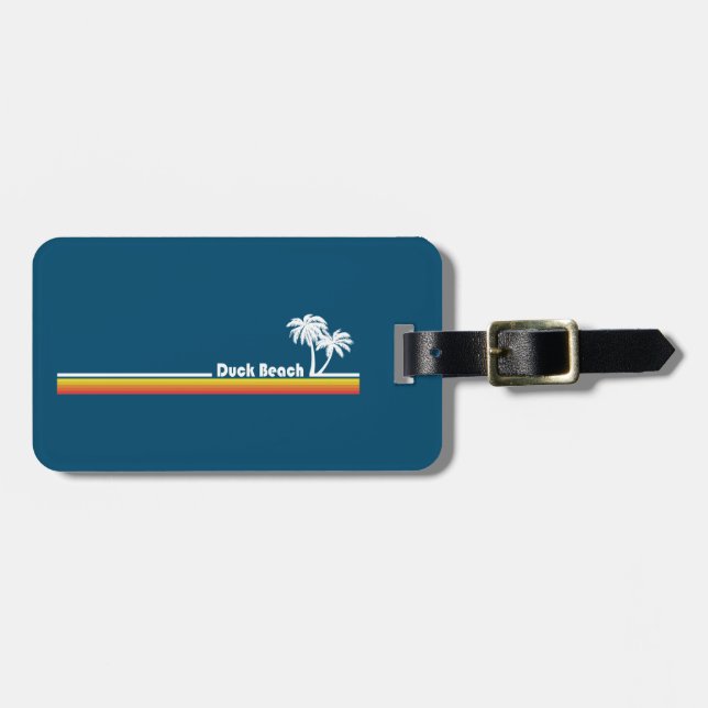 Duck Beach North Carolina Luggage Tag (Front Horizontal)