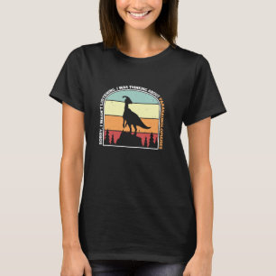 Duck Billed Dinosaur Lover Paleontologist Parasaur T-Shirt