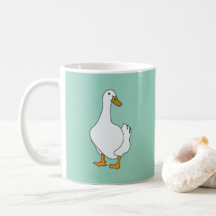 Duck Bird White Duck  Coffee Mug