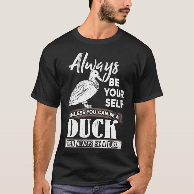 Duck  boston terrier canine  T-Shirt (Front)