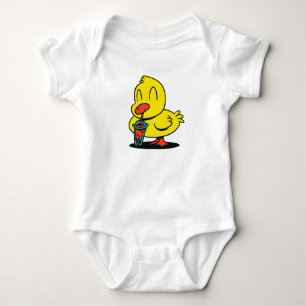 Duck Bubble Tea Baby Bodysuit