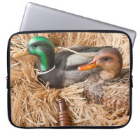 Duck Call Mallard Drake Hunting 15" Laptop Case