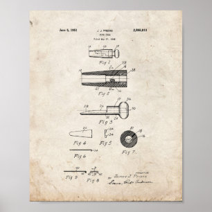 Duck Call Patent - Old Look Poster