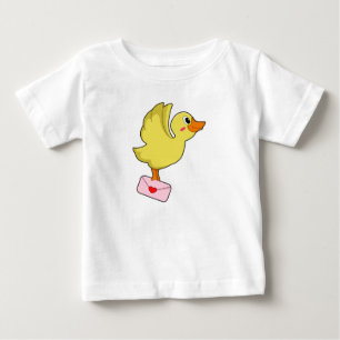 Duck Carrier pigeon Letter Baby T-Shirt