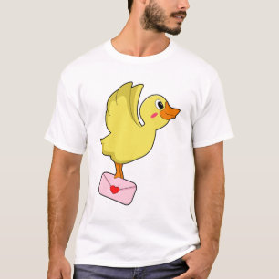 Duck Carrier pigeon Letter T-Shirt