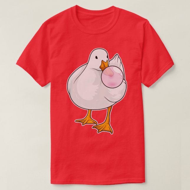 Duck Chewing Gum  T-Shirt (Design Front)