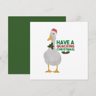 Duck Christmas Pun: Have a Quacking Christmas Card