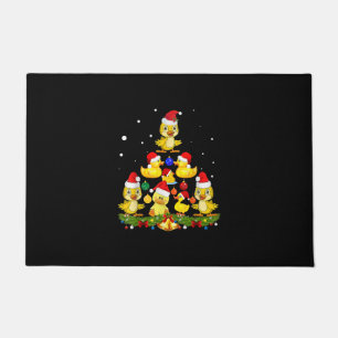 Duck Christmas Tree Doormat