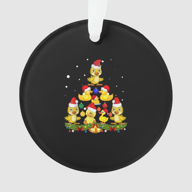 Duck Christmas Tree Ornament (Front)