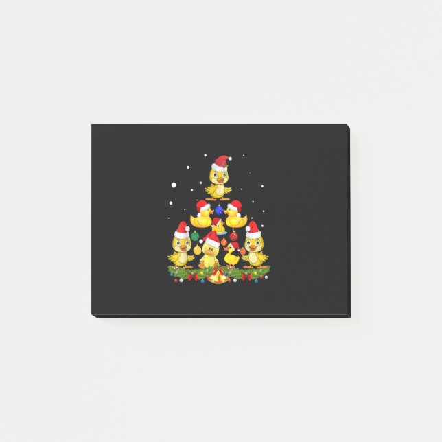 Duck Christmas Tree Post-it Notes (Front)