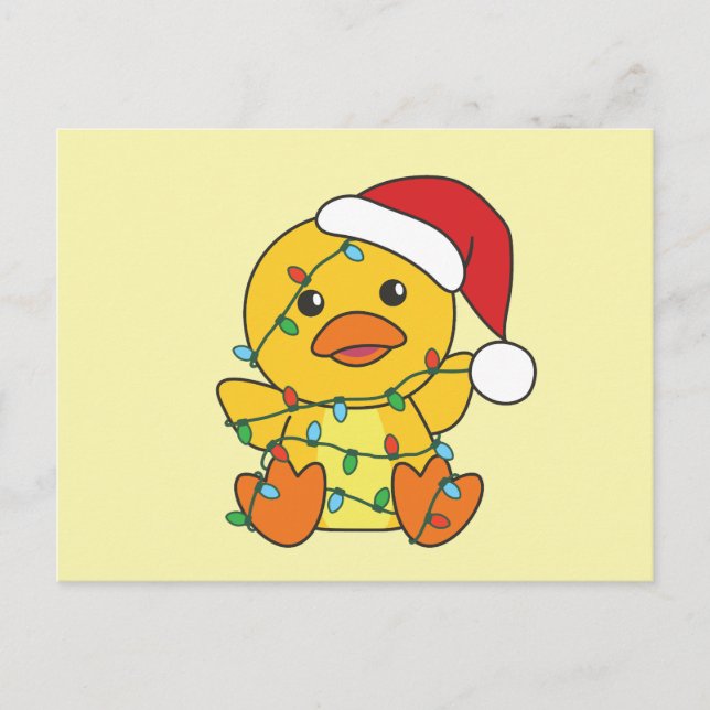 Duck Christmas Winter Animals Holiday Duck (Front)
