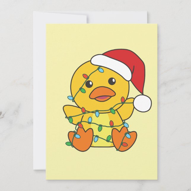 Duck Christmas Winter Animals Holiday Duck (Front)