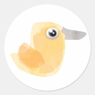 DUCK CLASSIC ROUND STICKER