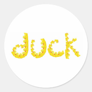 Duck Classic Round Sticker