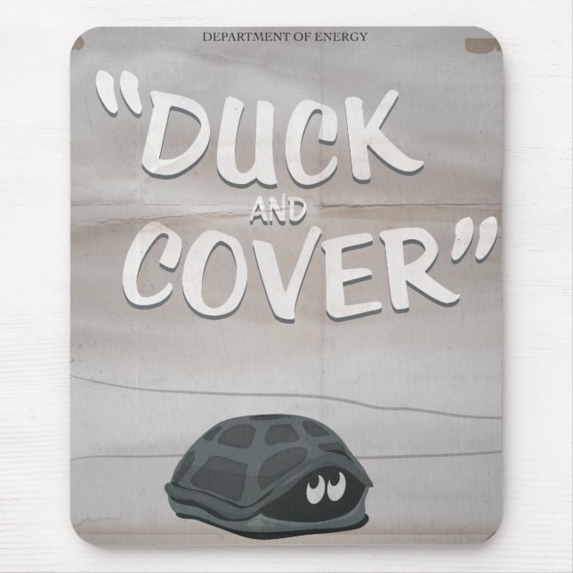Duck & Cover Mouse Mat (Front)