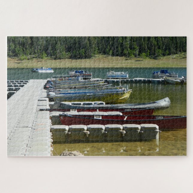 Duck Creek Docks Jigsaw Puzzle (Horizontal)