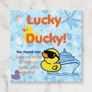 Duck Cruise Blue Tag