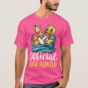 Duck Cruise Boat Funny Rubber Duck Hunting Squad T-Shirt