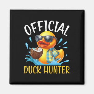 Duck Cruise Boat Shirt Funny Rubber Duck Hunting S Magnet