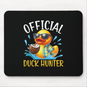 Duck Cruise Boat Shirt Funny Rubber Duck Hunting S Mouse Mat