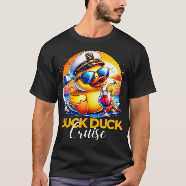 Duck Cruise Funny Family Cruising Matching Group  T-Shirt (Front)