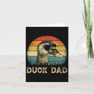 Duck Dad Duck Lovers Daddy Father's Day Card