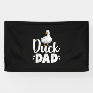 Duck Dad Funny Water Ducklings Farmer Gifts Banner