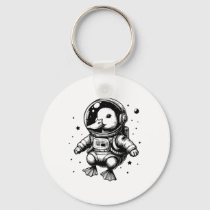 Duck Dad Mum Space - Astronaut Duck Key Ring